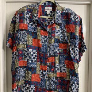 Studio A Women's Multi-Color 100% Silk Blouse, Size 3X, NWT